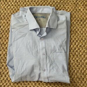 Twillory Men's Classic Pink and Blue Checkered Dress Shirt